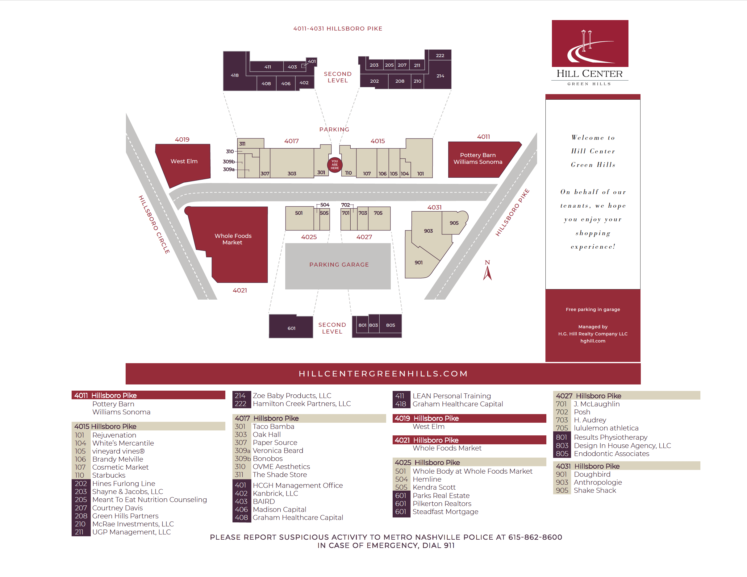 Hill Center Brentwood Nashville